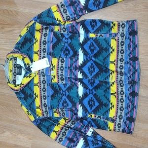 UNISEX WESC "Cord Trucker Blanket AOP" Corduroy Jacket